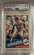 1985 Topps Tiffany #493 OREL HERSHISER PSA 10 Gem Mint ROOKIE RC - Tough!!