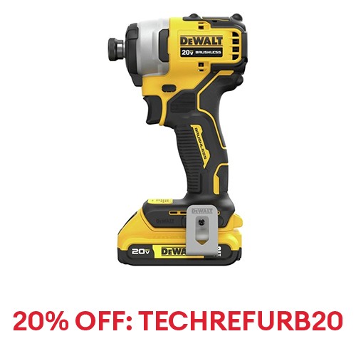 DeWalt DCF809D1R 20V MAX ATOMIC 1/4" Impact Driver Certified Refurbished