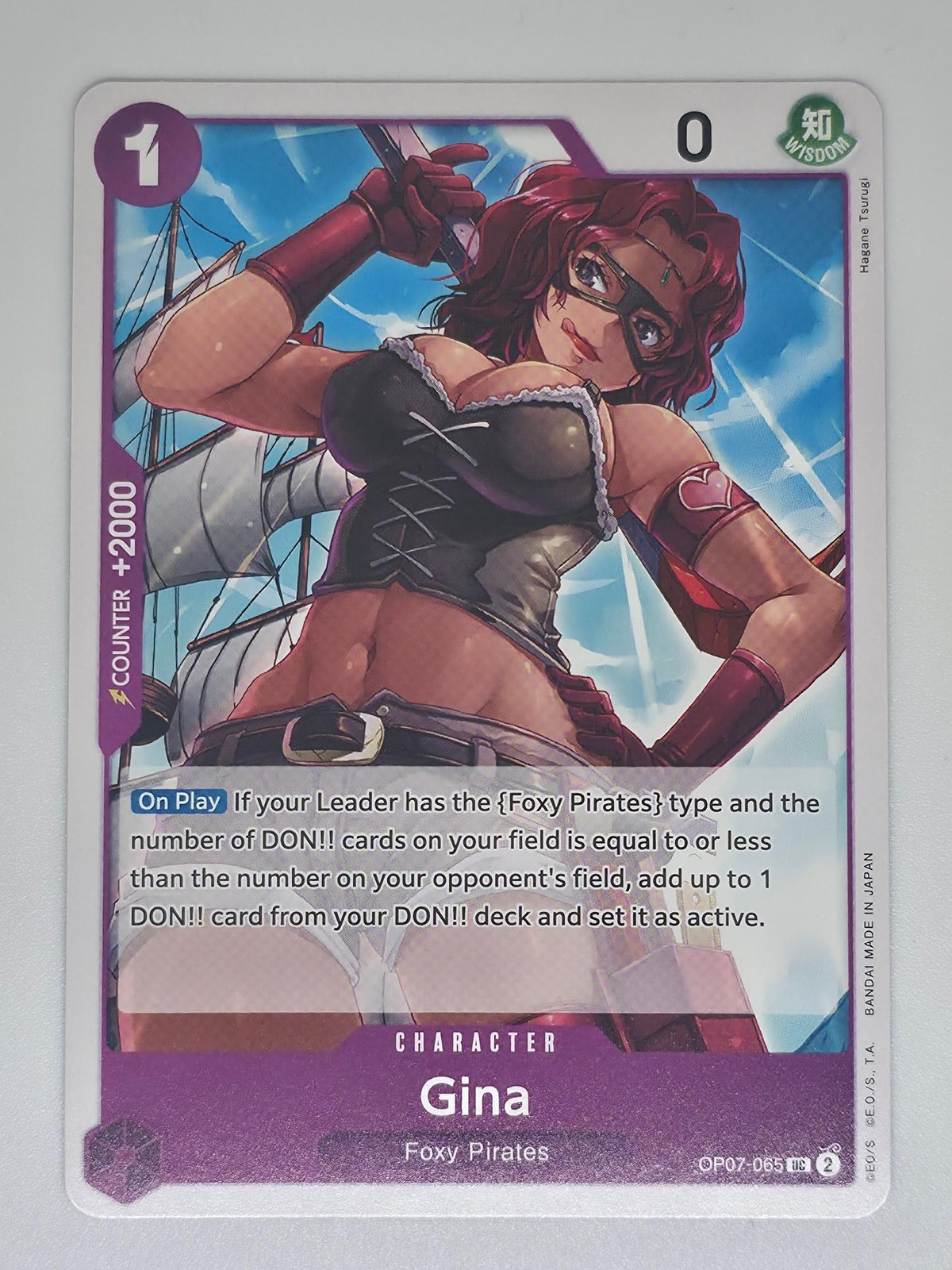Gina OP07-065 UC One Piece 500 Years in the Future NM