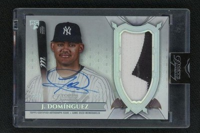 2023 Topps Dynasty DAP-JD4 Jasson Dominguez Dynastic Data Rookie Auto