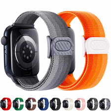 Elastic Nylon Band for Apple Watch Series 11 10 9 8 7 SE Ultra 2 Strap 44 45 49