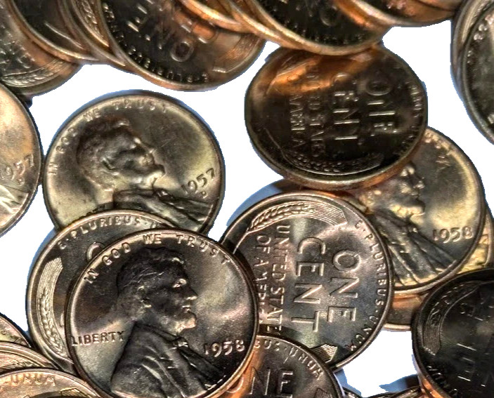 {3 Coin Set} BU Lincoln Wheat Cent Brilliant Uncirculated Penny FREE SHIPPING