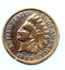 1908-S Indian Head Penny Cent Nice Coin Key Date (I6021)