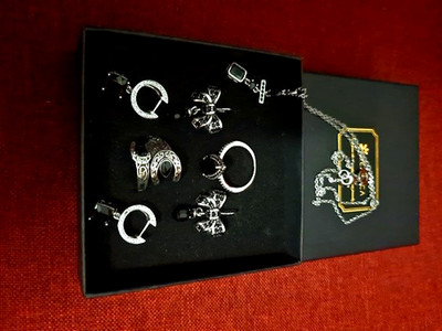    LUXUS-EXPLOSION   EXKLUSIVES 925er SILBER SCHMUCKSET MIT EDELSTEINEN   