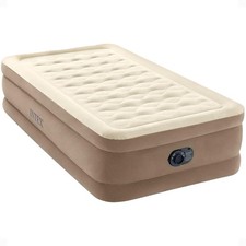 INTEX DURA-BEAM DELUXE ULTRA PLUSH AIR MATTRESS FIBER-TECH BUILT-IN - MULTI