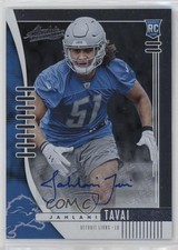 2019 Panini Absolute Rookie Signatures Jahlani Tavai #159 Auto 12gr