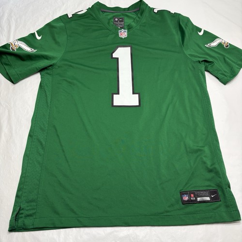 Nike Engineered Philadelphia Eagles Jalen Hurts #1 Kelly Green Jersey Mens Large