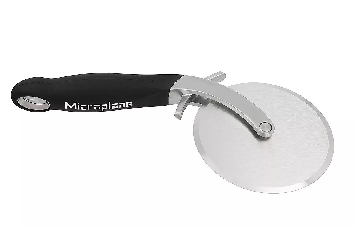 Rotella Tagliapizza Microplane Professionale | Acciaio Inox e Soft-Touch - 1