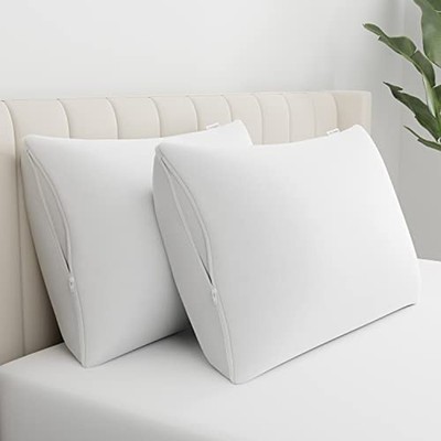 AllerEase Cotton Fresh Zip Pillow Protector Standard/Queen 2 Pack Jumbo