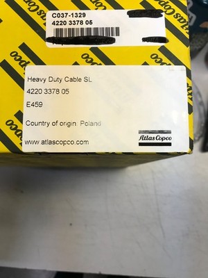 Atlas Copco Heavy Duty Tensor SL Series 5m, 4220 3378 05, New Factory Sealed