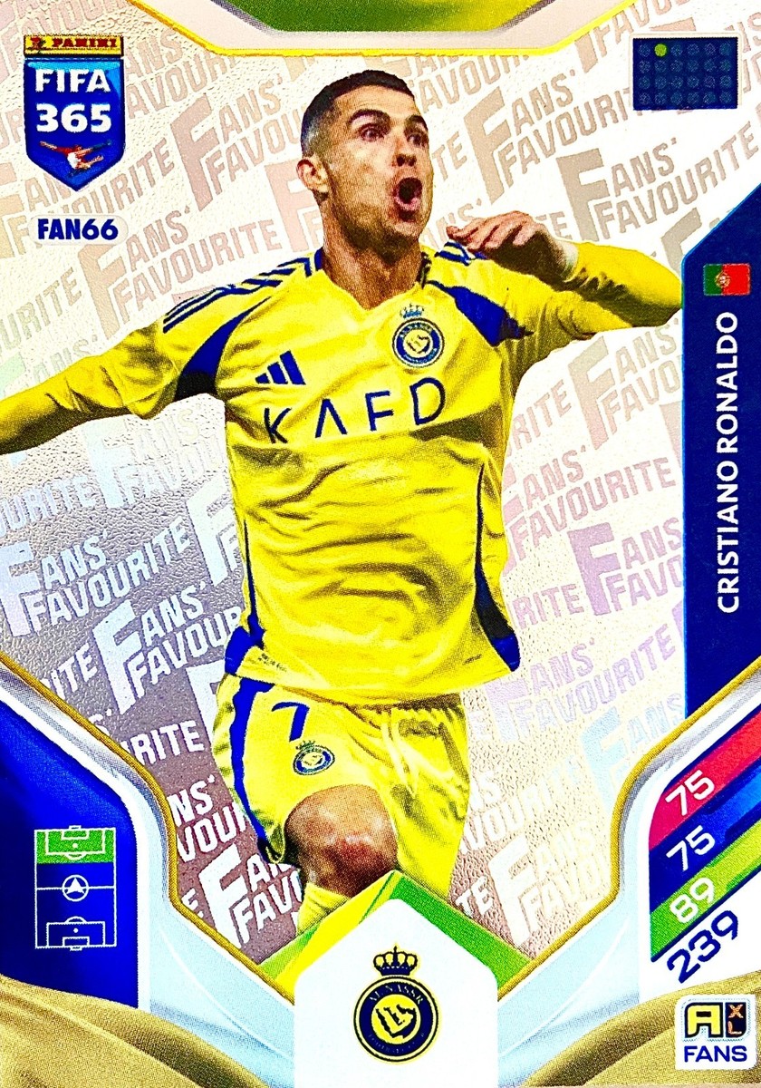 Panini Adrenalyn XL FIFA 365 2026 FANS FAVOURITE FAN66 CRISTIANO
