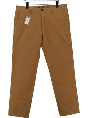 Paul Smith Herren Hose W 36 in Hellbraun 100% Baumwolle Gerade Chino Neu Mit Etikett
