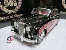 BOS 1:18 Jaguar MK VIII 1957 Red Black Two Color Luxury Sedan Model