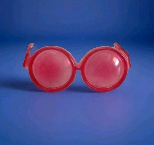 1960's Vintage Francie ROSE BUBBLE GLASSES, Midi Bouquet #3446, Mattel