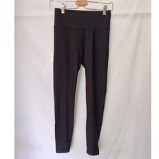 Athleta Interval High Rise Perforated Legging Size Small Black 769058