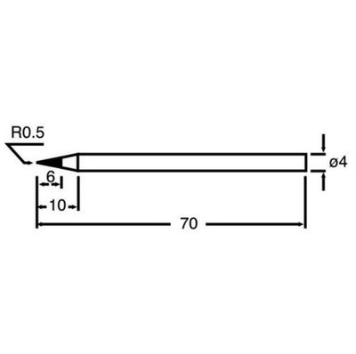 Pro'sKit SI-S120T-4B Ersatz-Lötspitze für 8PK-S120N, Typ 4B