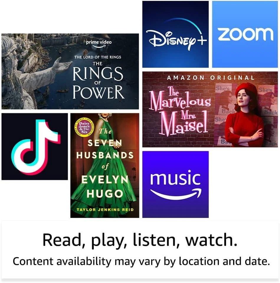 Amazon Fire HD 8 Tablet 10th Generation Full HD display WiFi Alexa 32 GB Black - Image 4 of 4