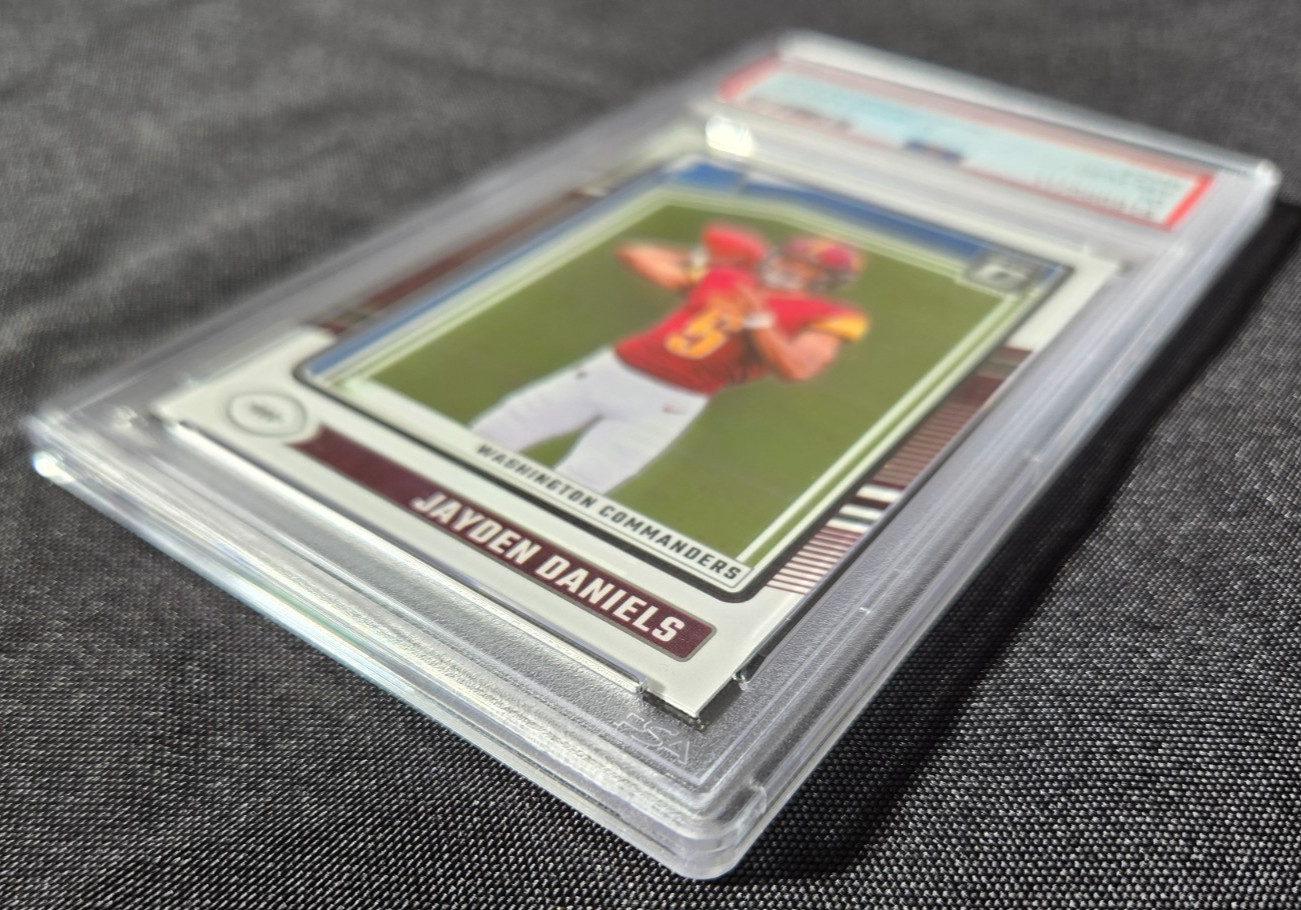 2024 Donruss Optic Jayden Daniels #248 PSA 10 GEM MT Rated Rookie Commanders RC view 5