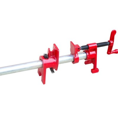 Pipe Clamp Woodworking Quick Release Heavy Duty Wide Base Iron Metal Clamp