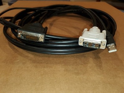 DVI-D Dual Link to DVI-D Single Link + USB-A Hybrid Cable   Home Theater (M1)