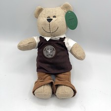 Starbucks Coffee Bearista Bear 120th Edition 2016 Brown Apron Plush