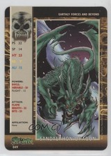 1995 Spawn - Power Cardz Trading Card Game Sandolphon Dragon #049