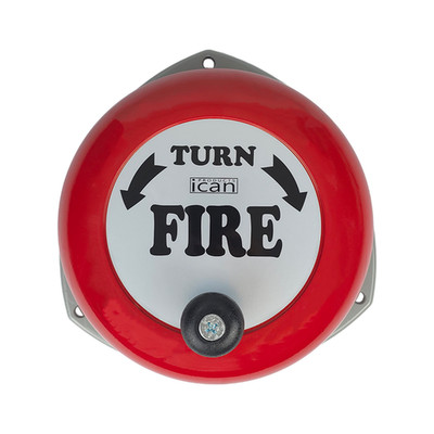 Drehbare Feuerglocke Notfallalarm handbetrieben laut Sicherheit manuell drehen