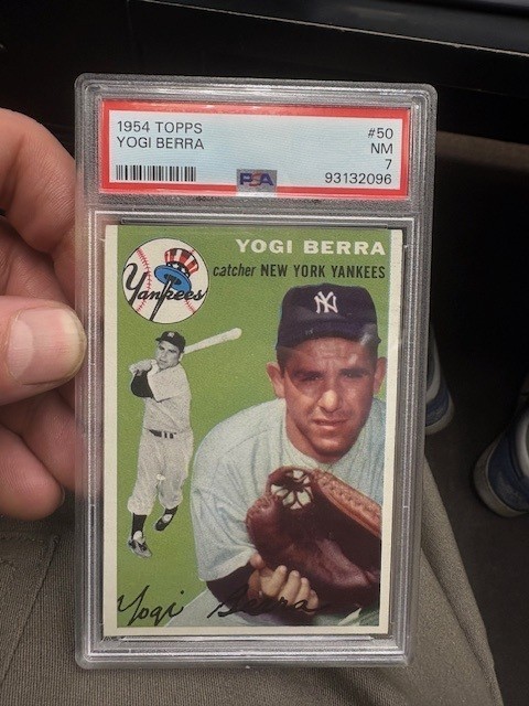 1954 Topps - Yogi Berra #50 PSA 7 Near Mint Centered Nice!!!!