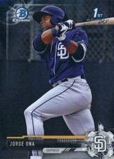 2017 Bowman Chrome Prospects #BCP168 Jorge Ona - BB
