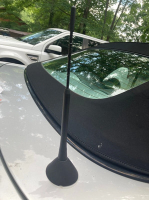 9'' Antenna Rubber Mast Black Power Rod Radio AM/FM for Saab 9-3 Cabrio 1999-2011