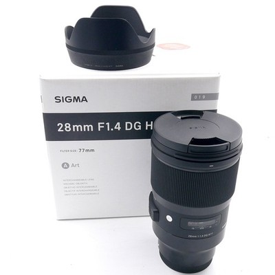 Sigma 28mm f/1,4 DG HSM Sony E-Mount second hand vom Händler sehr guter Zustand