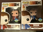Funko Pop Supernatural Dean And Sam with Blood Spatter Convention Exclusives