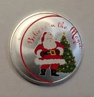 1 oz Silver Colorized Round - Santa "Believe in the Magic"