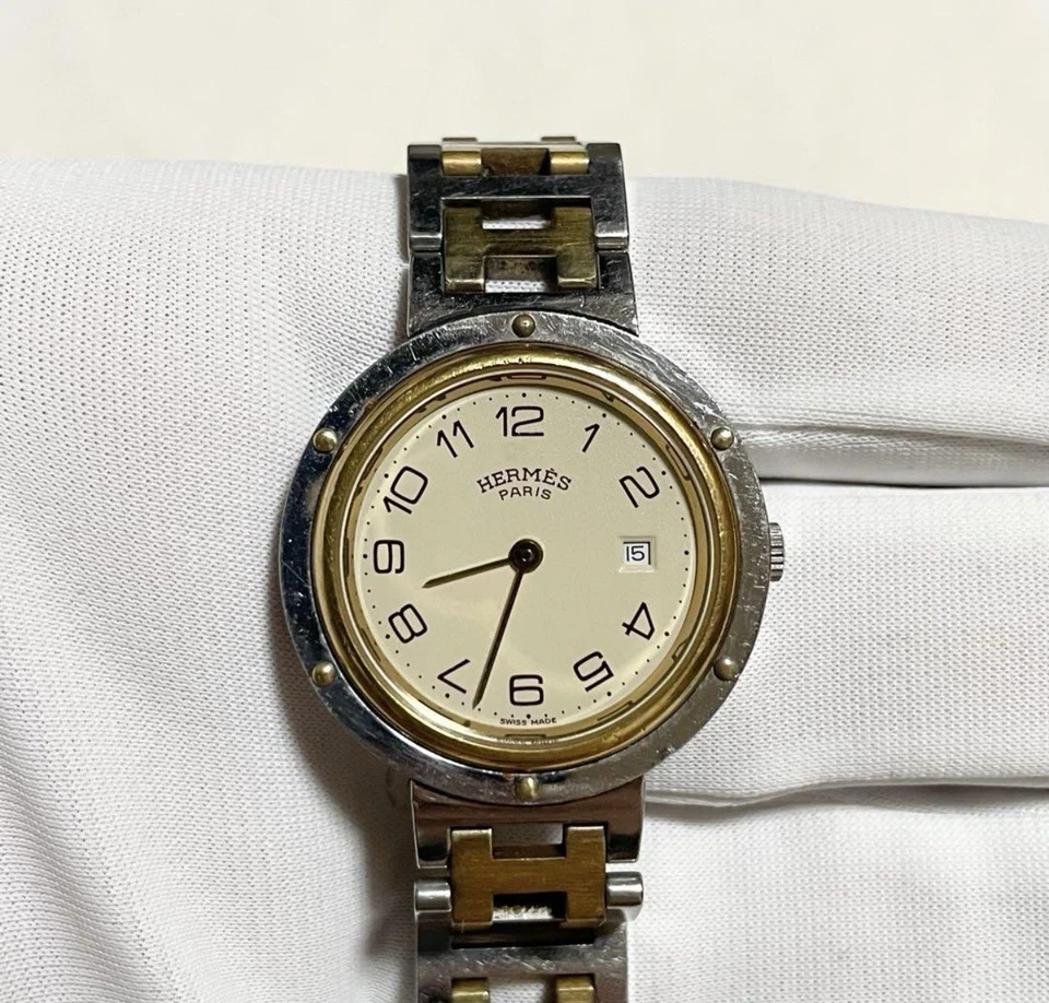 Hermès Clipper Watch with Ivory Dial 6953100 8OKTKMR - Image 4 of 4