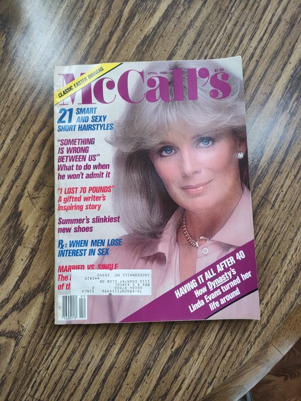McCall's Magazine April 1983 Linda Evans With All Inserts