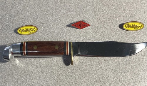 Vintage Western W36 M Stamped USA Made With Rosewood Handle No Sheath Beautiful - Picture 4 of 12