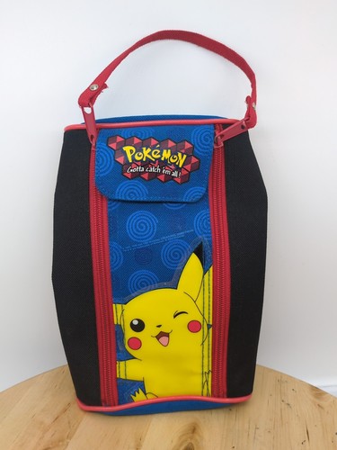 Vintage 2000 Pokemon Original Pencil case NINTENDO Y2K Fabric