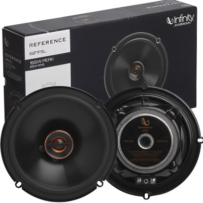 Infinity REF607FSL 6.5'' Coaxial Speakers - 165W, Flush Mount, 320WATTS Pair