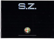 Alfa Romeo Sz Sport Zagato 1989-1991 German Market Sales Brochure