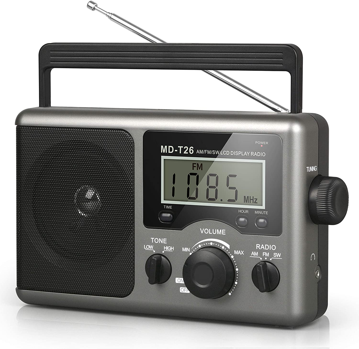 Greadio Portable Shortwave Radio AM FM Transistor Radio with