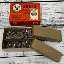 Vintage Prym Snaps For Machine Or Hand Sewing 1 Gross Box Size  2/0