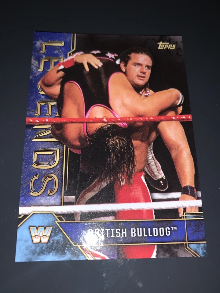 Topps 2017 WWE Legends British Bulldog Card 19 Numbered 24/50. - Image 2 of 4