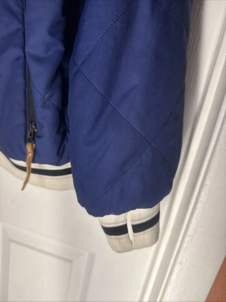 Vintage 2006 Technine 2 Tone Snowboard Jacket Mens Large Blue Gray White RARE - Image 4 of 4