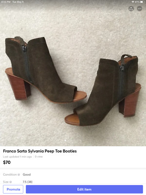 franco sarto green suede boots