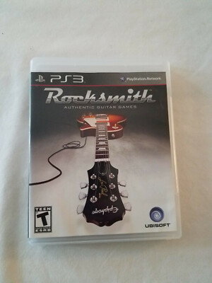 Rocksmith PS3 Sony Playstation 3 Box Case Manual CIB no CABLE