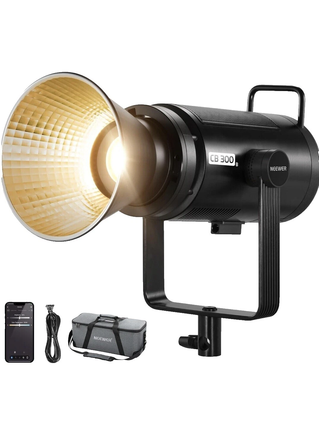 Videocámara y cámara Neewer Luces