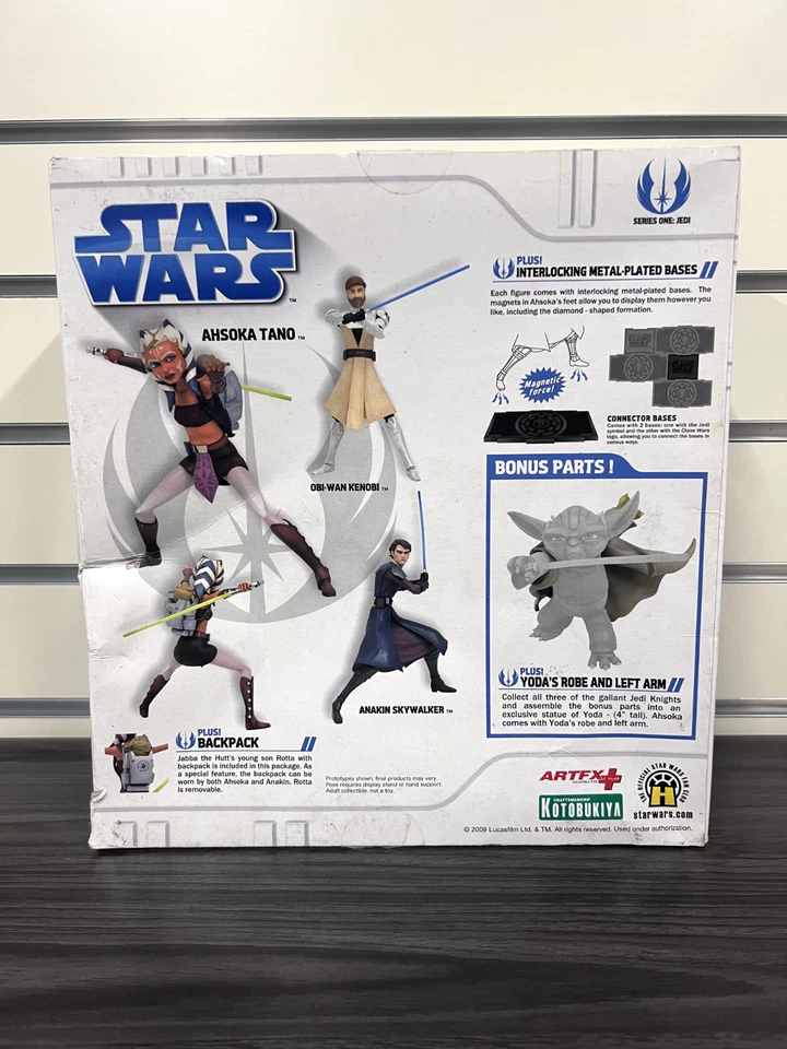 Star Wars The Clone Wars ArtFX Kotobukiya Ahsoka Tano con figura Rotta con caja Foto 2 de 4