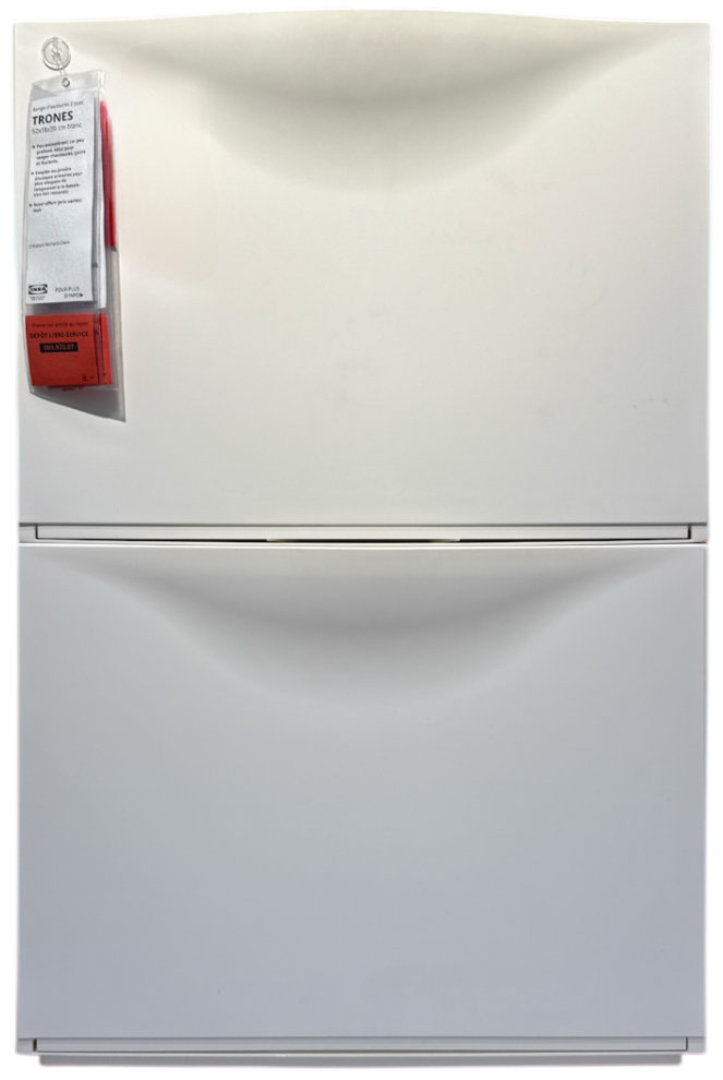 New IKEA TRONES White Shoe Storage Cabinet Pack (20 ½x7 ⅛x15 ⅜