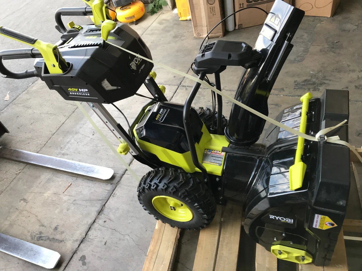 Ryobi snow blower 40v deals