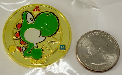 Super Mario Challenge Coin [GOLD Yoshi] Enterplay 2016 RARE